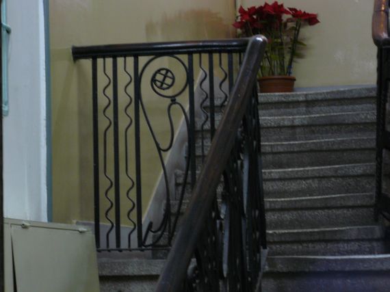 Art nouveau railings