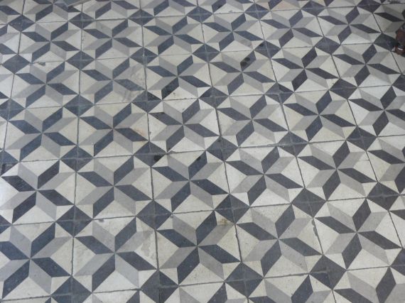 Floor tiles from 1900