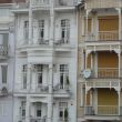 Wooden house facade