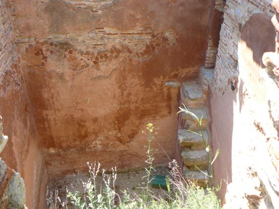 Byzantine castle staircase