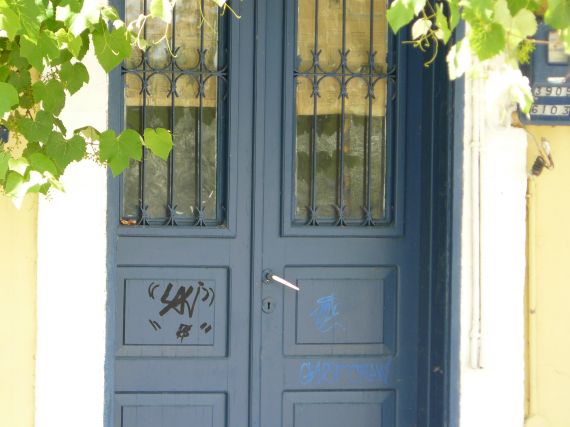Traditional wooden door