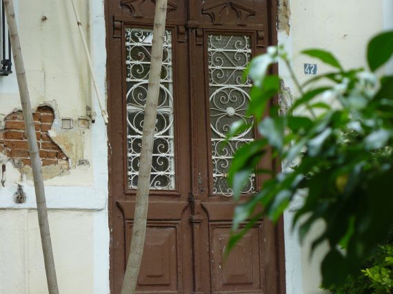 Traditional wooden door