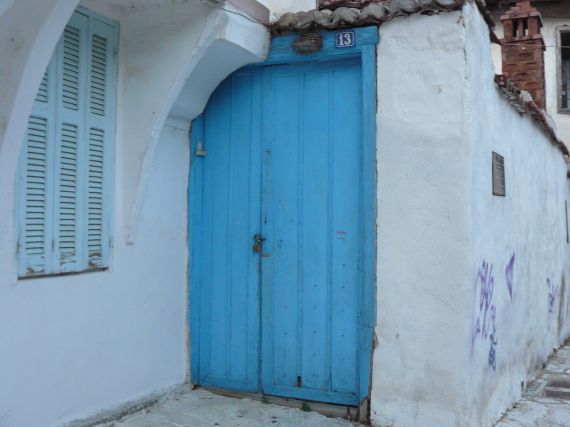 Traditional wooden door
