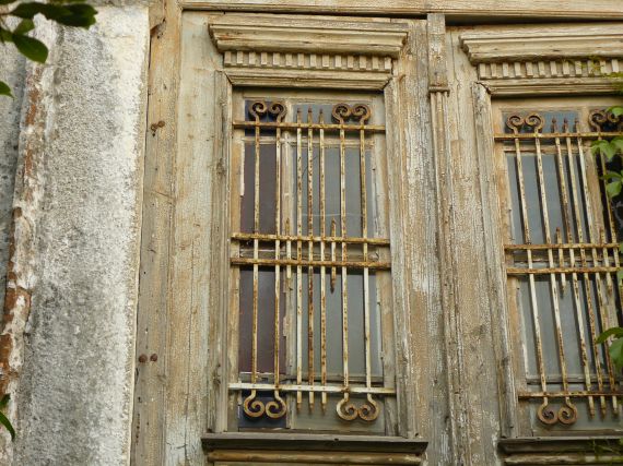 Traditional wooden door