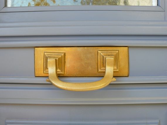 Bronze door handle
