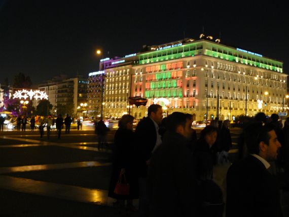 Athens by night