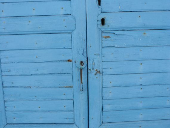 Traditional wooden door
