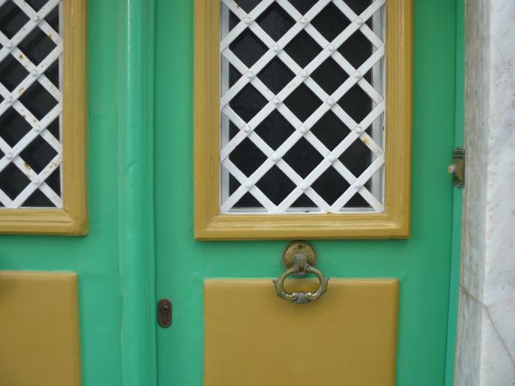 Traditional wooden door