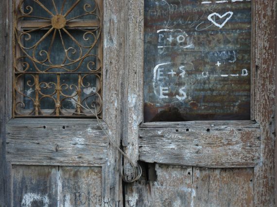 Traditional wooden door